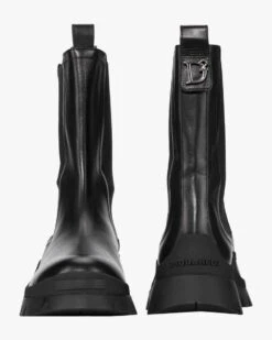 Statement Chelsea Boots Schwarz -Damenmodegeschäft 00789162 001 4