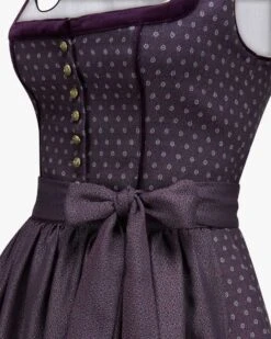 Irmgard Midi-Dirndl Mit Schürze Violett -Damenmodegeschäft 00789293 001 3