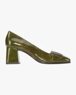Venice Trachten-Pumps Oliv