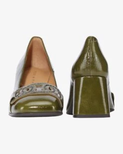 Venice Trachten-Pumps Oliv -Damenmodegeschäft 00789302 001 4
