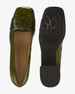 Vince Trachten-Pumps Grün -Damenmodegeschäft 00789304 001 5