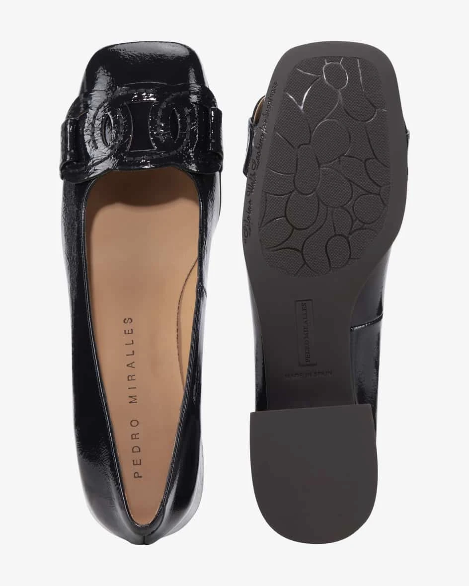 Reflex Trachten-Pumps Schwarz 7 Reflex Trachten-Pumps Schwarz – Bild 5