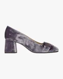 Velvet Trachten-Pumps Violett
