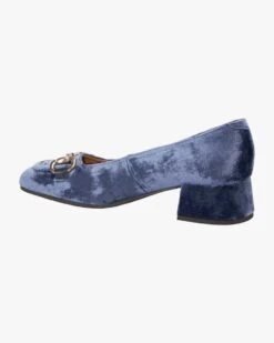 Velvet Trachten-Pumps Blau -Damenmodegeschäft 00789309 001 3