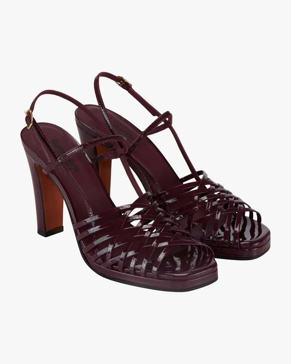 Trachten-Sandaletten Rot 4 Trachten-Sandaletten Rot – Bild 2