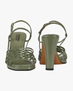 Trachten-Sandaletten Grün -Damenmodegeschäft 00789349 002 4