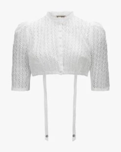 Angélique Dirndlbluse Weiß