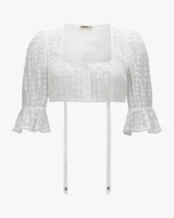 Traude Dinrdlbluse Weiß