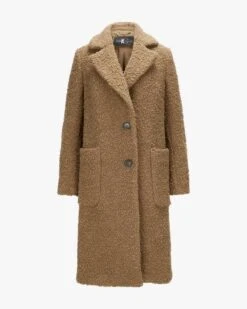 Wollmantel Braun