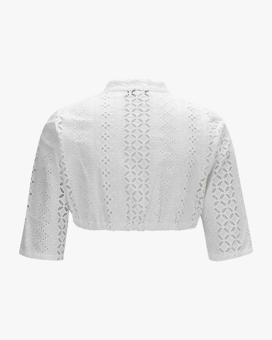 X LODENFREY Dirndlbluse Weiß 4 X LODENFREY Dirndlbluse Weiß – Bild 2