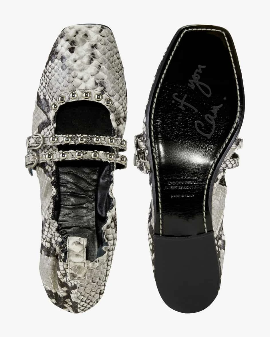 Exotic Coolness Ballerinas Grau 7 Exotic Coolness Ballerinas Grau – Bild 5