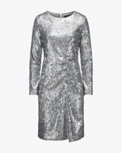 Pailletten-Kleid Silbern